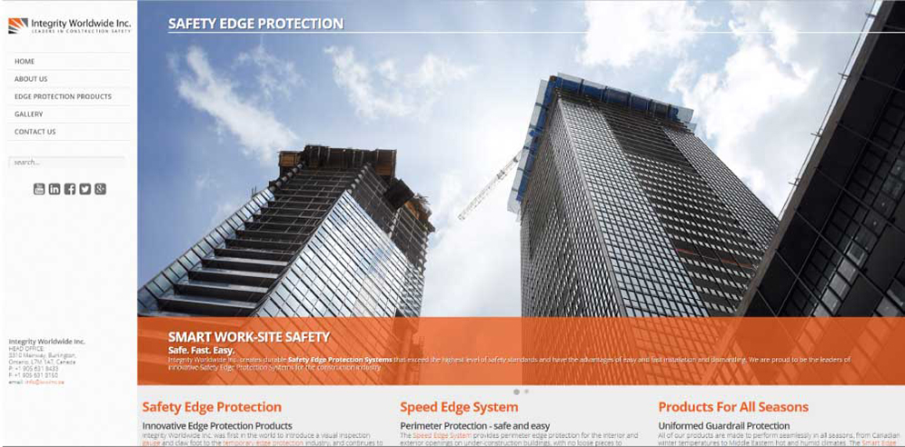 Integrity Worldwide Inc. - Safety Edge Protection